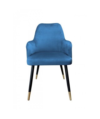 KRZESŁO WESTA MAGIC VELVET NOGA CZARNO-ZŁOTA (WYBIERZ KOLOR) 2