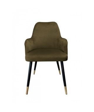 KRZESŁO WESTA MAGIC VELVET NOGA CZARNO-ZŁOTA (WYBIERZ KOLOR) 2