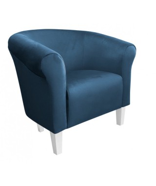 FOTEL WYPOCZYNKOWY MAGIC VELVET MILO NOGI BIEL (WYBIERZ KOLOR) 2