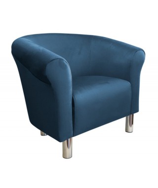 FOTEL WYPOCZYNKOWY MAGIC VELVET MILO NOGI CHROM (WYBIERZ KOLOR) 2