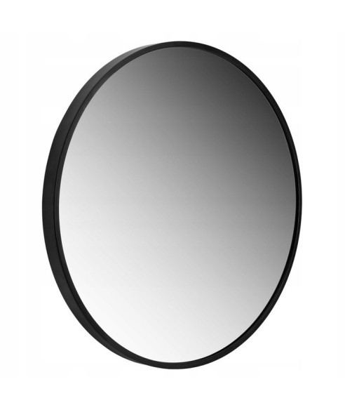 DUŻE LUSTRO OKRĄGŁE CZARNE SANDER (WYBIERZ ROZMIAR)