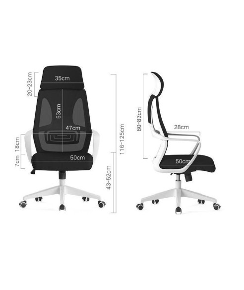 FOTEL OBROTOWY BIUROWY NIGEL (RÓŻOWY, NIEBIESKI, SZARY, CZARNY)