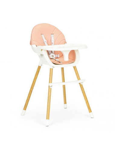 FOTELIK DO KARMIENIA - KRZESEŁKO DLA DZIECI 2 W 1 (BIAŁY, RÓŻOWY, SZARY)