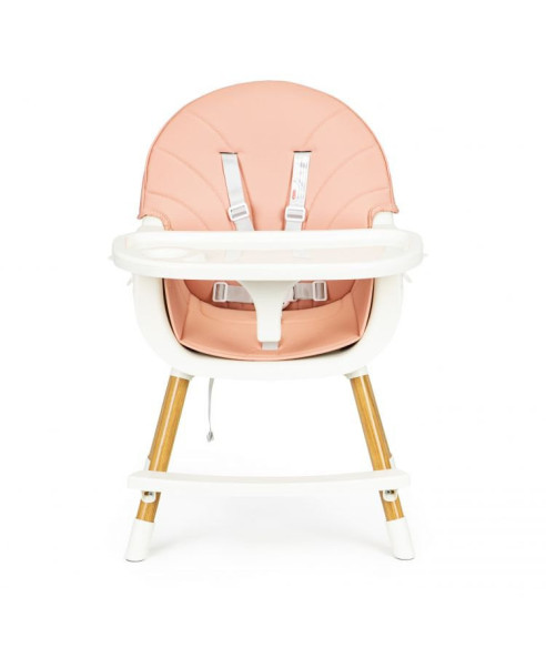 FOTELIK DO KARMIENIA - KRZESEŁKO DLA DZIECI 2 W 1 (BIAŁY, RÓŻOWY, SZARY)