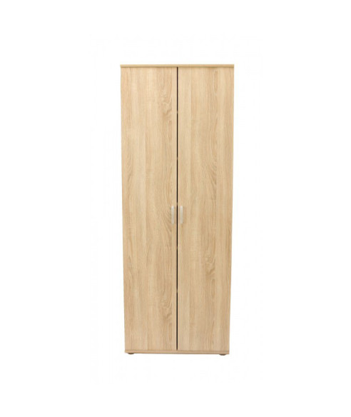 REGAŁ ZAMYKANY SZAFA BIUROWA  RS-70 2D (BIEL, DĄB SONOMA)