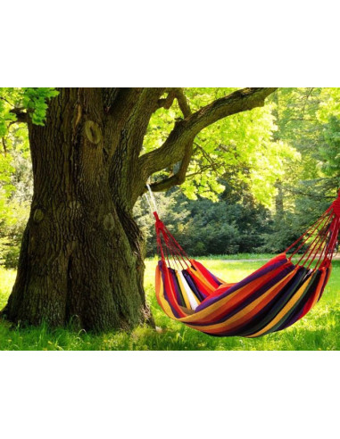 HAMAK 2-OSOBOWY BAWEŁNA + POKROWIEC (WYBIERZ KOLOR)