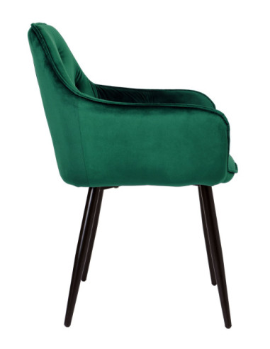 KRZESŁO TAPICEROWANE DO SALONU JADALNI PIKOWANE VELVET NEVADA (WYBIERZ KOLOR)