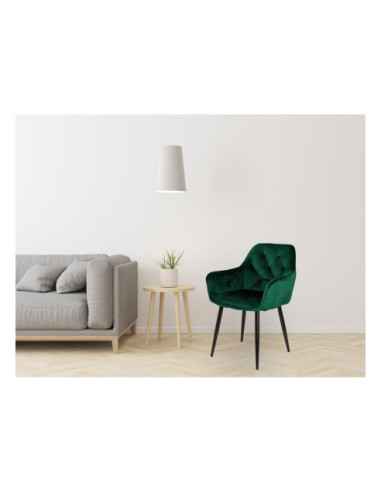 KRZESŁO TAPICEROWANE DO SALONU JADALNI PIKOWANE VELVET NEVADA (WYBIERZ KOLOR)