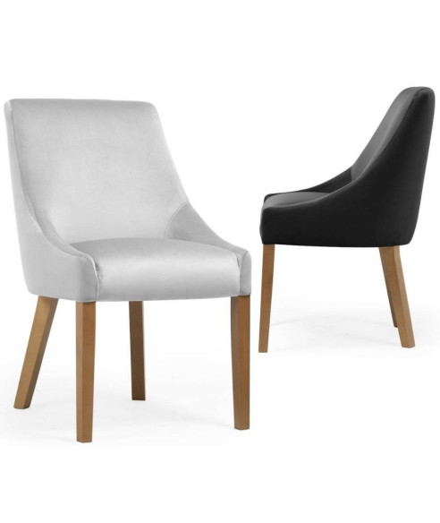 KRZESŁO FOTELOWE DO SALONU I JADALNI PAWEŁ (WYBIERZ TKANINĘ I KOLOR NÓG)