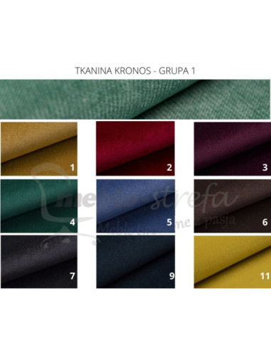 HOKER KUCHENNY KRZESŁO BAROWE MODENA 66 CM NOGI CZARNE ZE ZŁOTYMI KOŃCÓWKAMI (WYBIERZ TKANINĘ)