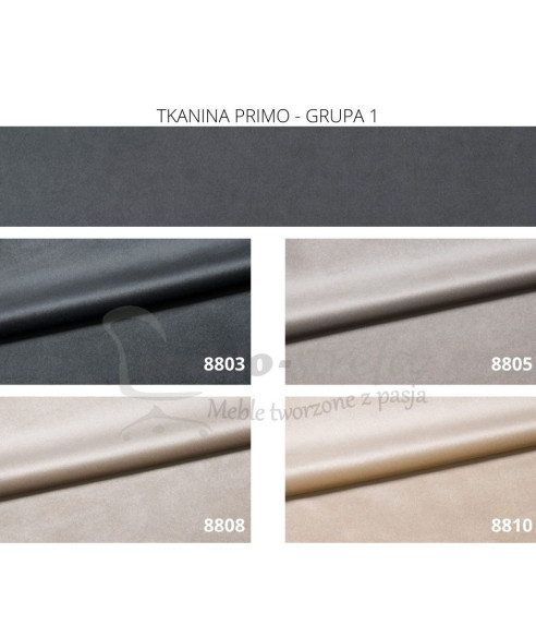 KRZESŁO PIKOWANE GLAMOUR TULUZA PODSTAWA PODKOWA ZŁOTA (WYBIERZ TKANINĘ)