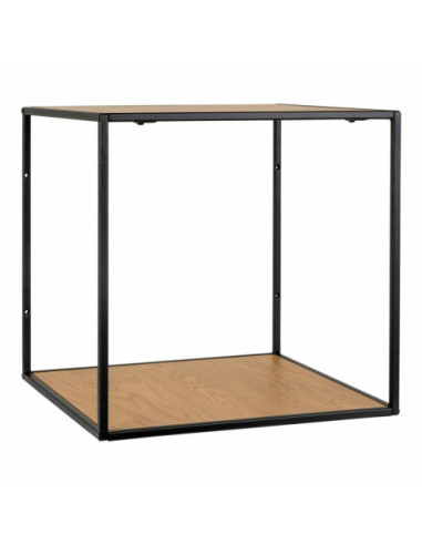 PÓŁKA WISZĄCA LOFT VITA (DĄB, CZARNA)