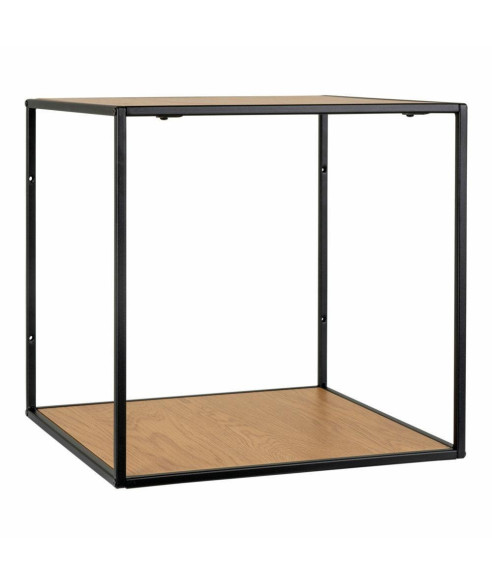 PÓŁKA WISZĄCA LOFT VITA (DĄB, CZARNA)