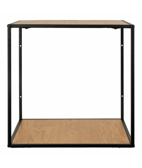 PÓŁKA WISZĄCA LOFT VITA (DĄB, CZARNA)