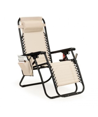 LEŻAK OGRODOWY ZERO GRAVITY ROZKŁADANY GH  (WYBIERZ KOLOR) 2