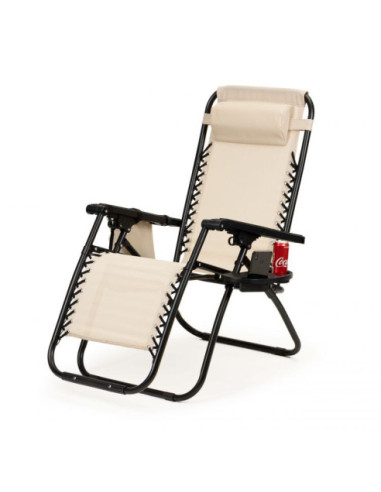LEŻAK OGRODOWY ZERO GRAVITY ROZKŁADANY GH  (WYBIERZ KOLOR)