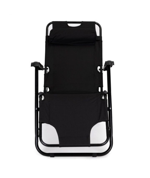 LEŻAK FOTEL OGRODOWY Z PODŁOKIETNIKAMI ROZKŁADANY (WYBIERZ KOLOR)