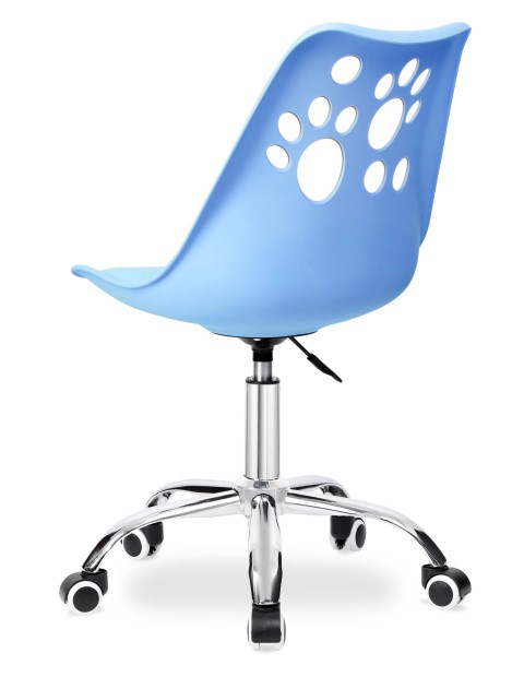 FOTEL OBROTOWY DLA DZIECI MŁODZIEŻOWY N-03 PSIE ŁAPKI (WYBIERZ KOLOR)