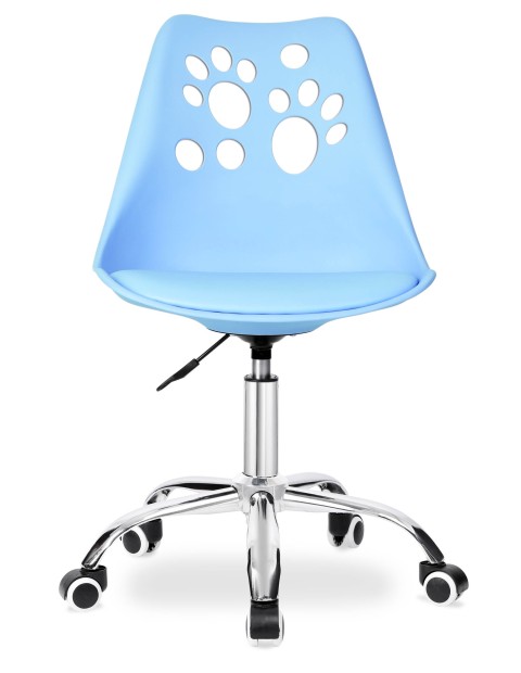 FOTEL OBROTOWY DLA DZIECI MŁODZIEŻOWY N-03 PSIE ŁAPKI (WYBIERZ KOLOR)