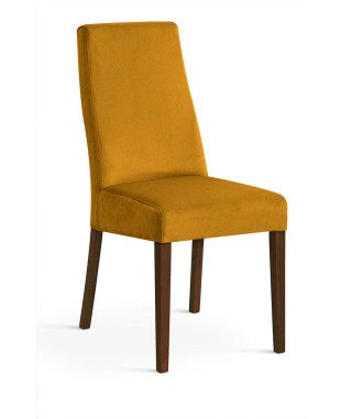 KRZESŁO VILLA TAPICEROWANE BLUVEL NOGI DREWNO ORZECH (WYBIERZ KOLOR)