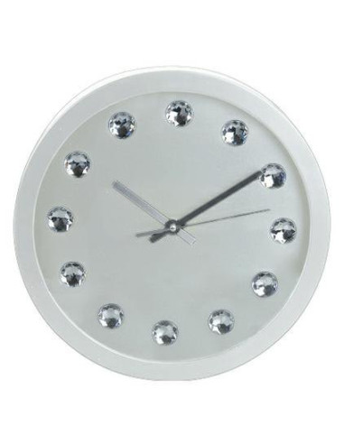 ZEGAR ŚCIENNY DIAMANTI BIAŁY