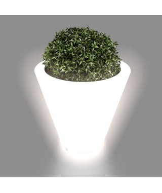 DONICA INDOOR / OUTDOOR OVO Z OŚWIETLENIEM BIEL