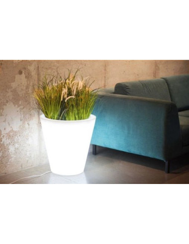 DONICA INDOOR / OUTDOOR OVO Z OŚWIETLENIEM BIEL