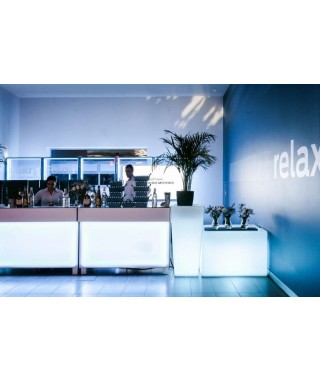 DONICA INDOOR / OUTDOOR LONGERIO Z OŚWIETLENIEM BIEL 2