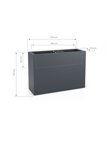 DONICA INDOOR / OUTDOOR LONGERIO Z OŚWIETLENIEM BIEL