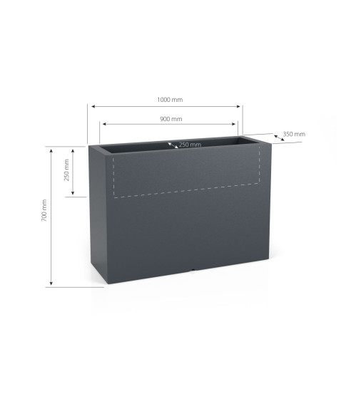 DONICA INDOOR / OUTDOOR LONGERIO Z OŚWIETLENIEM BIEL