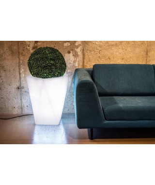 DONICA INDOOR / OUTDOOR VASO Z OŚWIETLENIEM BIEL 2