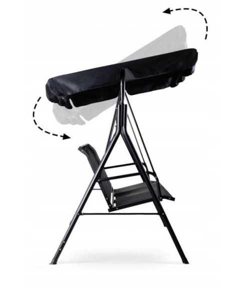 OGRODOWA HUŚTAWKA WOLNOSTOJĄCA SWING CZARNA