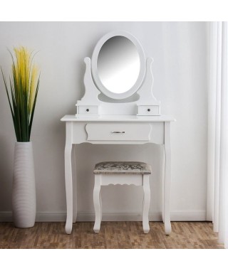 TOALETKA KOSMETYCZNA KONSOLA ESTELLA BIAŁA GH 2