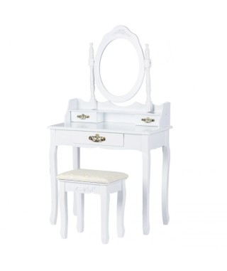 TOALETKA KOSMETYCZNA KONSOLA LUDWIKA BIAŁA GH
