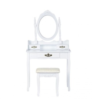 TOALETKA KOSMETYCZNA KONSOLA LUDWIKA BIAŁA GH 2
