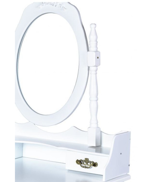 TOALETKA KOSMETYCZNA KONSOLA LUDWIKA BIAŁA GH