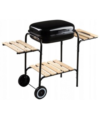 GRILL OGRODOWY Z KÓŁKAMI I POKRYWĄ WOLNOSTOJĄCY G1
