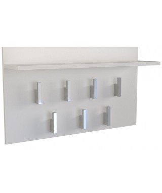 WIESZAK Z PÓŁKĄ DO PRZEDPOKOJU 2F 7 HAKÓW (BIAŁY, SONOMA, CZARNY)