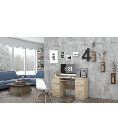 BIURKO KOMPUTEROWE KUBA 6 SZUFLAD SONOMA