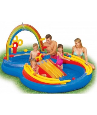 DMUCHANY WODNY PLAC ZABAW DLA DZIECI TĘCZA 2