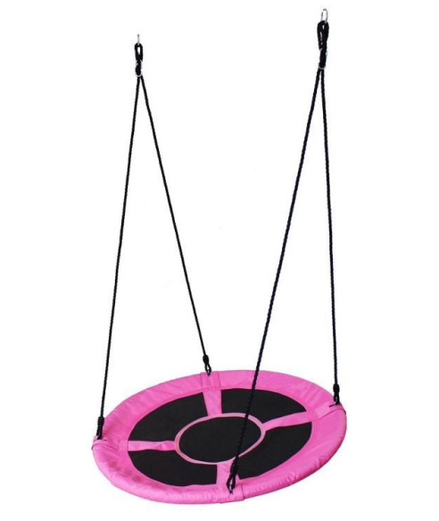 HUŚTAWKA DLA DZIECI OGRODOWA BOCIANIE GNIAZDO (RÓŻOWA, ZIELONA, NIEBIESKA)