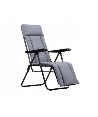 LEŻAK OGRODOWY GREY ROZKŁADANY