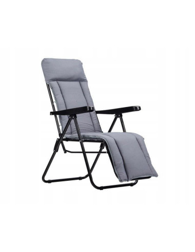 LEŻAK OGRODOWY GREY ROZKŁADANY