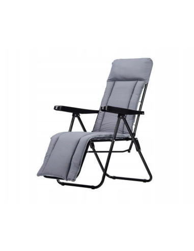 LEŻAK OGRODOWY GREY ROZKŁADANY