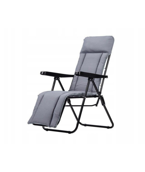 LEŻAK OGRODOWY GREY ROZKŁADANY