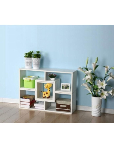 REGAŁ OTWARTY MODUŁOWY BIAŁY BIL