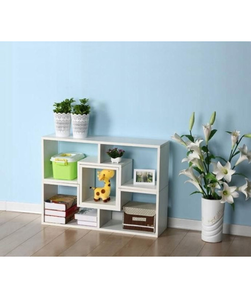 REGAŁ OTWARTY MODUŁOWY BIAŁY BIL