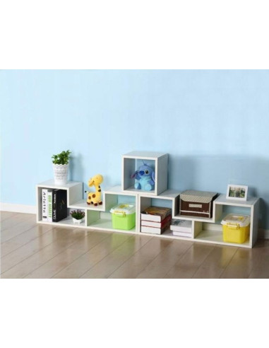 REGAŁ OTWARTY MODUŁOWY BIAŁY BIL