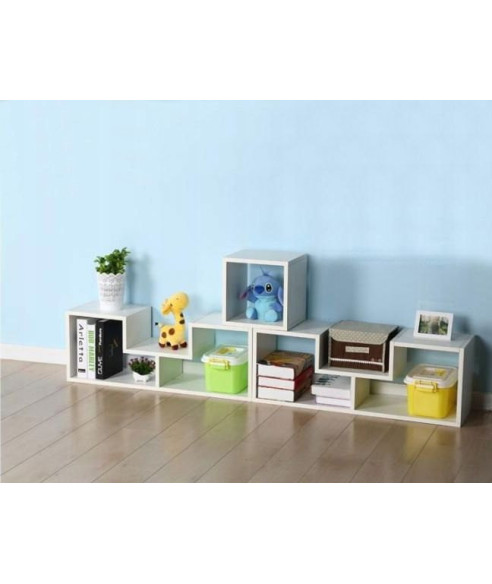 REGAŁ OTWARTY MODUŁOWY BIAŁY BIL