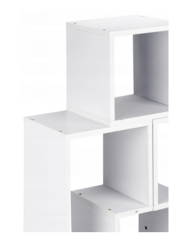 REGAŁ OTWARTY MODUŁOWY BIAŁY BIL